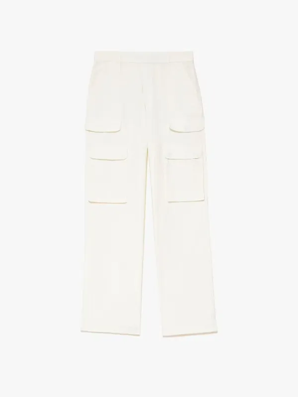 Relaxed Straight Cargo -- Ecru sold by Frame Denim