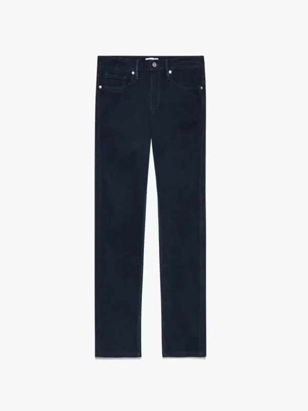 L'Homme Slim Crop Brushed Twill -- Navy sold by Frame Denim
