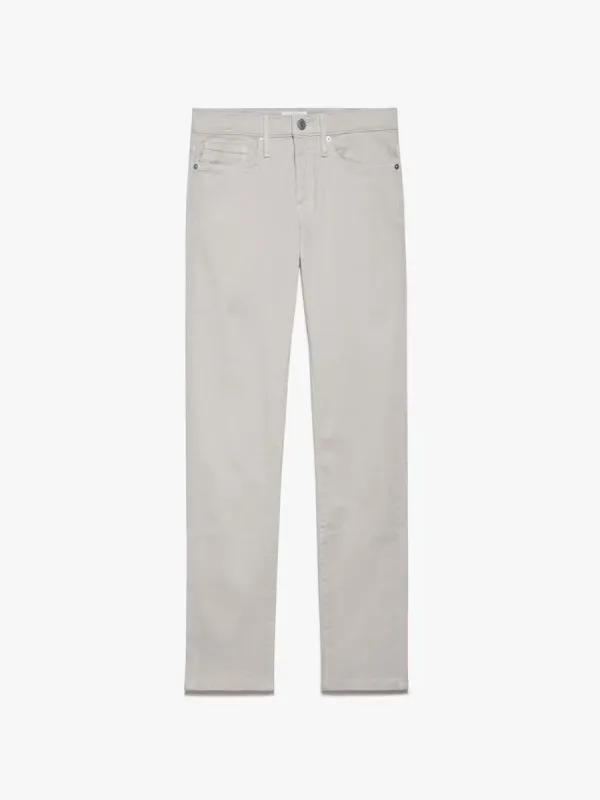 L'Homme Slim Crop Brushed Twill -- Milk Beige sold by Frame Denim