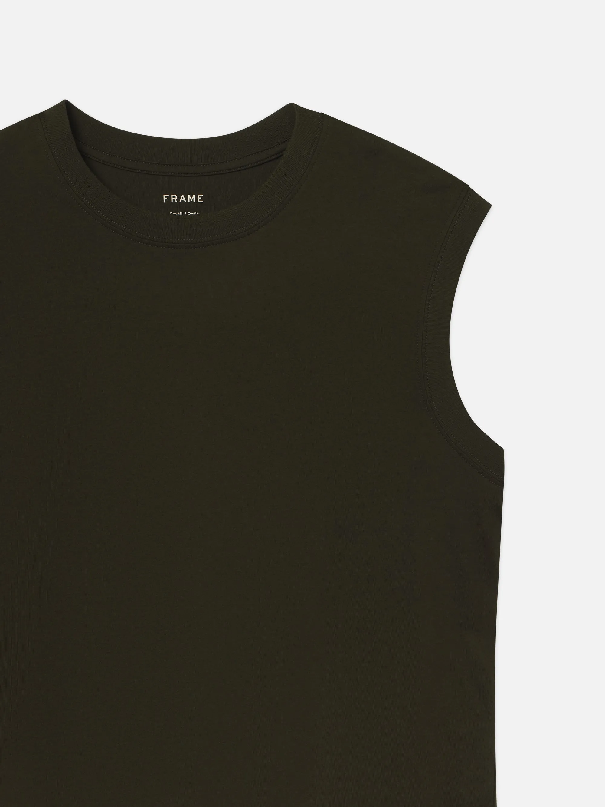 Muscle Crew Tank -- Military sold by Frame Denim product image thumbnail 2