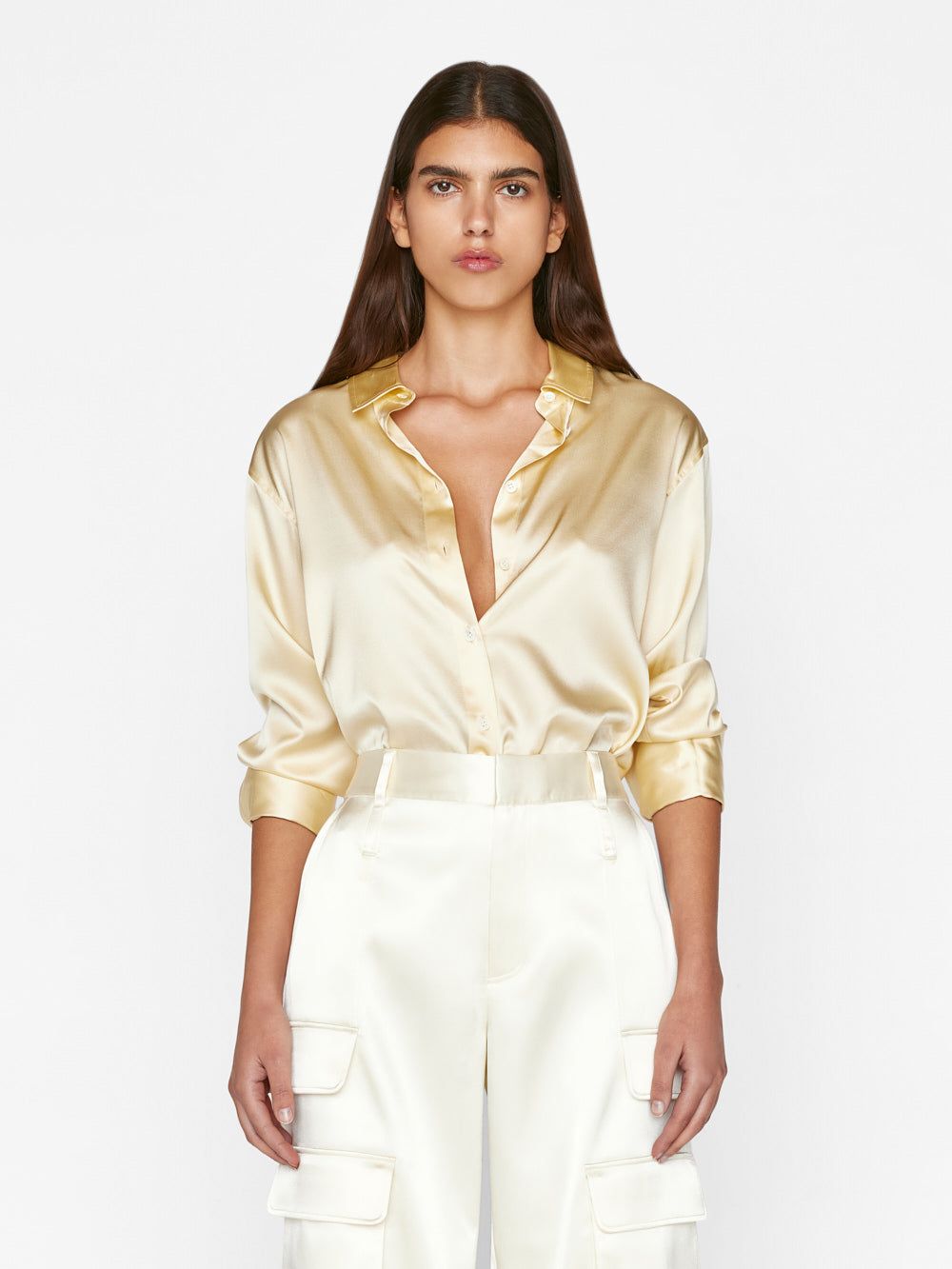 The Standard Shirt -- Butter sold by Frame Denim product image thumbnail 2