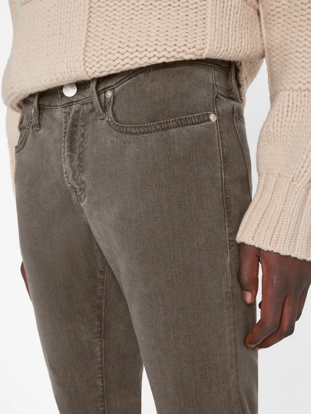 L'Homme Slim Brushed Twill -- Dark Camel sold by Frame Denim product image thumbnail 3