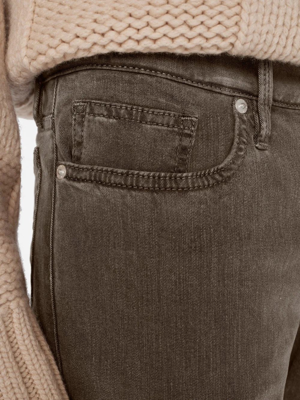 L'Homme Slim Brushed Twill -- Dark Camel sold by Frame Denim product image thumbnail 4