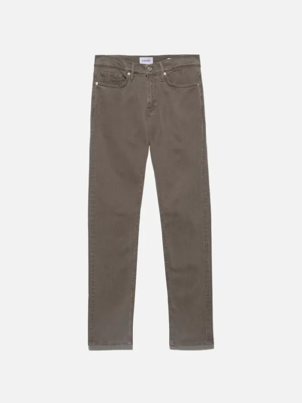 L'Homme Slim Brushed Twill -- Dark Camel sold by Frame Denim