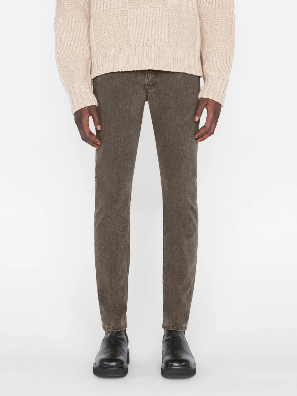 L'Homme Slim Brushed Twill -- Dark Camel sold by Frame Denim product image thumbnail 2