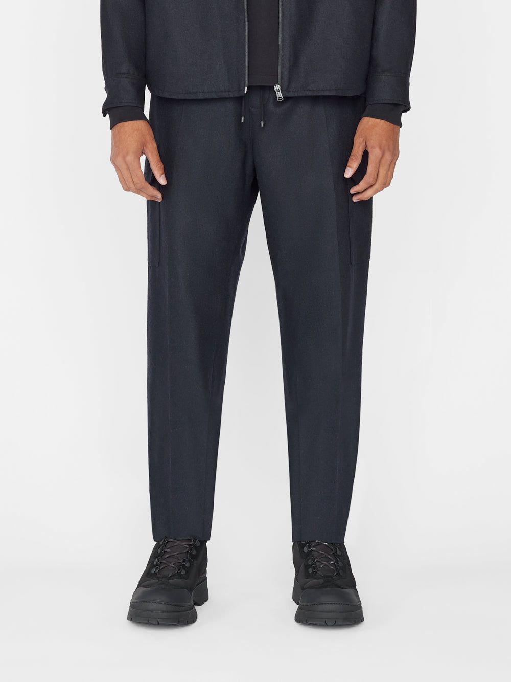 Flannel Travel Cargo -- Navy sold by Frame Denim product image thumbnail 2