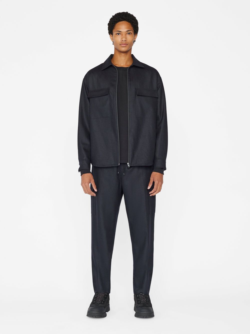 Flannel Travel Cargo -- Navy sold by Frame Denim