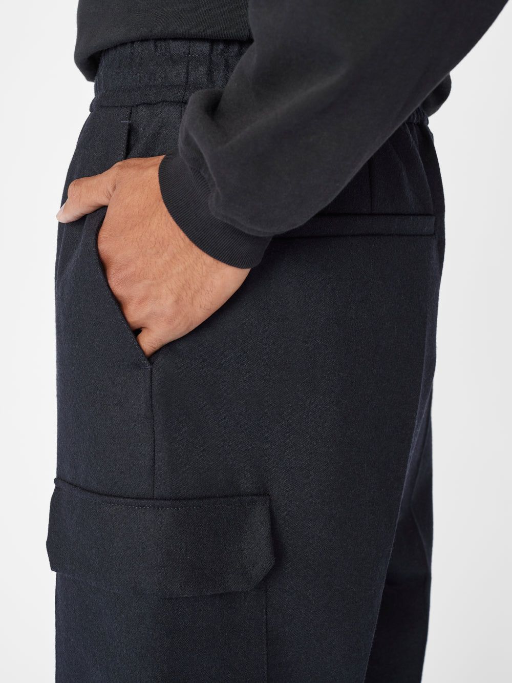 Flannel Travel Cargo -- Navy sold by Frame Denim product image thumbnail 5