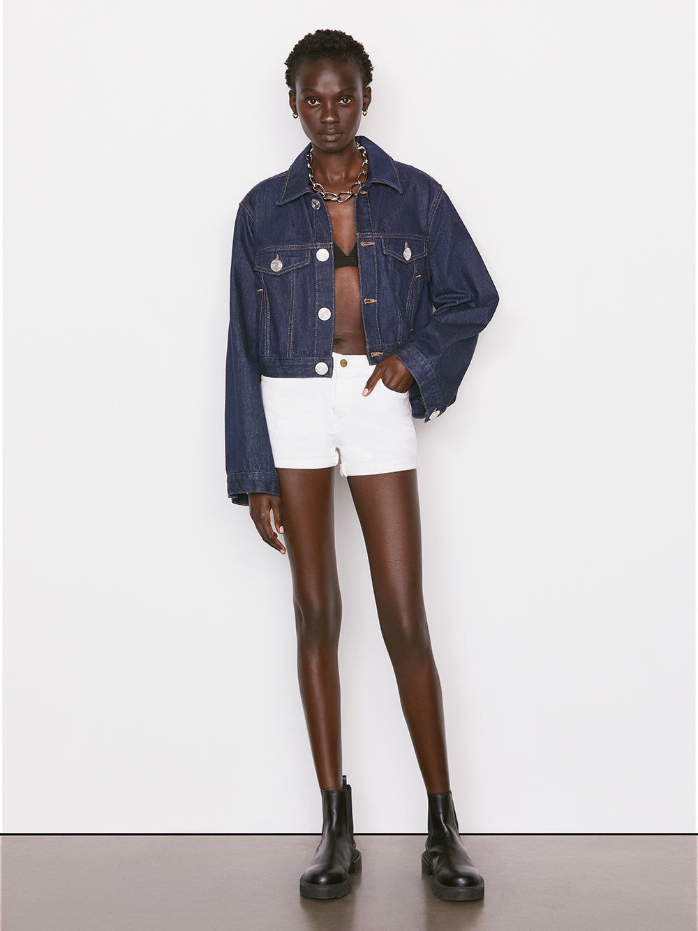 Le Cut Off -- Blanc sold by Frame Denim product image thumbnail 2