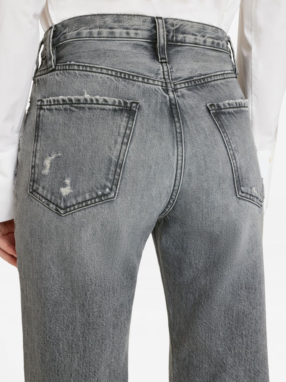 Le Jane Crop -- Kallin Rips sold by Frame Denim product image thumbnail 5