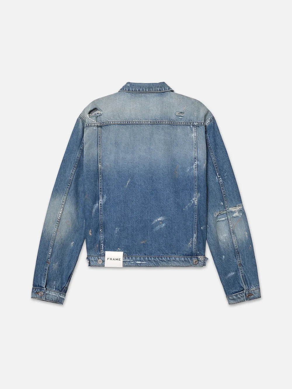 Pleated Jacket -- Raywood Rips sold by Frame Denim product image thumbnail 3