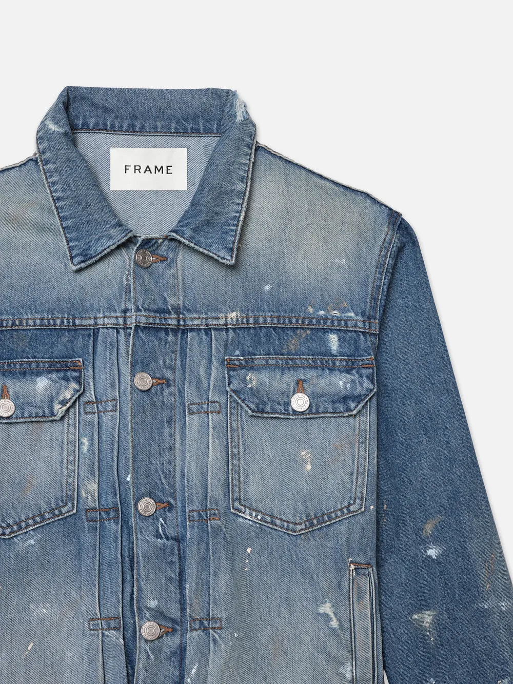 Pleated Jacket -- Raywood Rips sold by Frame Denim product image thumbnail 2