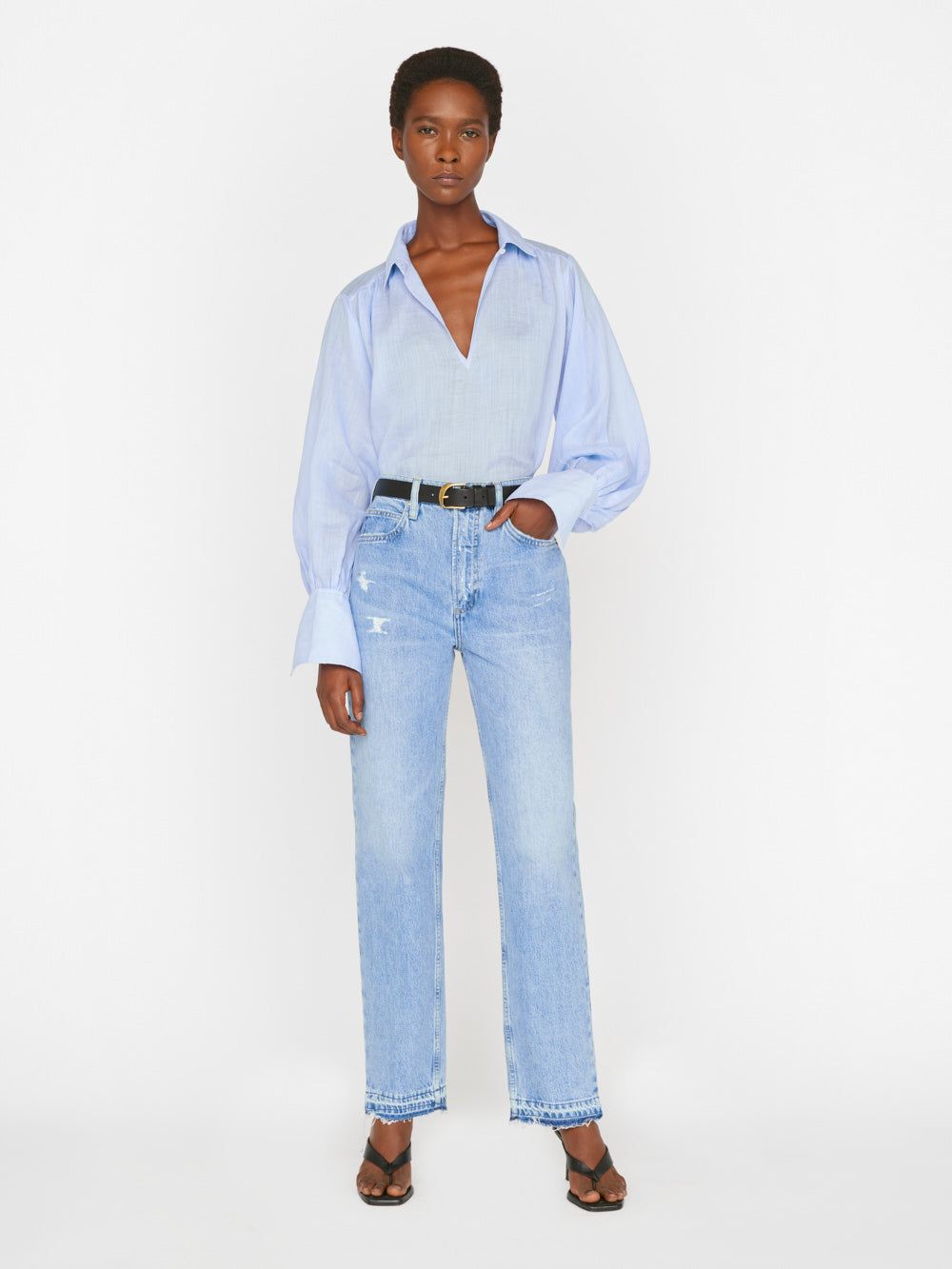 Le High 'N' Tight Straight Slit -- Zona sold by Frame Denim product image thumbnail 3