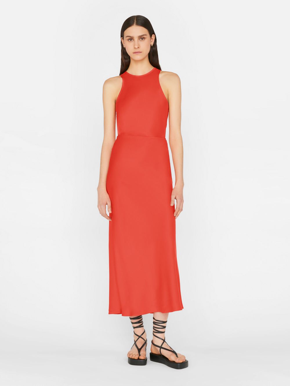 Bias Racer Tank -- Red Orange sold by Frame Denim product image thumbnail 2