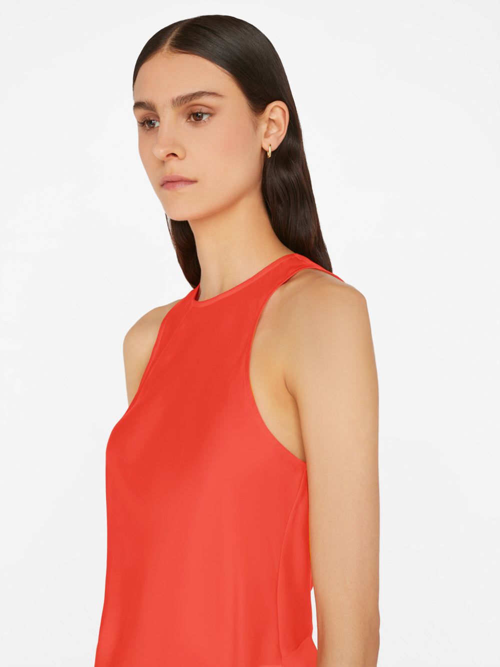 Bias Racer Tank -- Red Orange sold by Frame Denim product image thumbnail 4