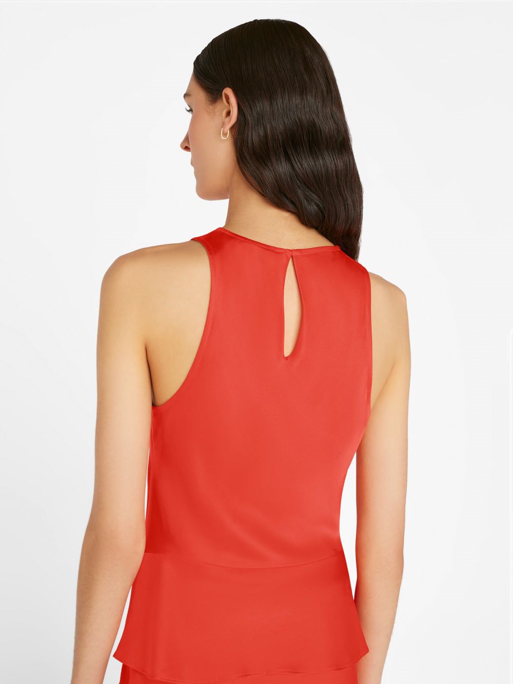 Bias Racer Tank -- Red Orange sold by Frame Denim product image thumbnail 9