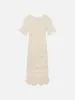 Beaded Crochet Dress -- Off White sold by Frame Denim