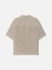 Open Weave Short Sleeve Shirt -- Smoke Beige sold by Frame Denim