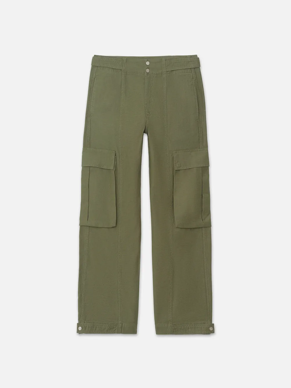 Wide Leg Cargo -- Poblano sold by Frame Denim