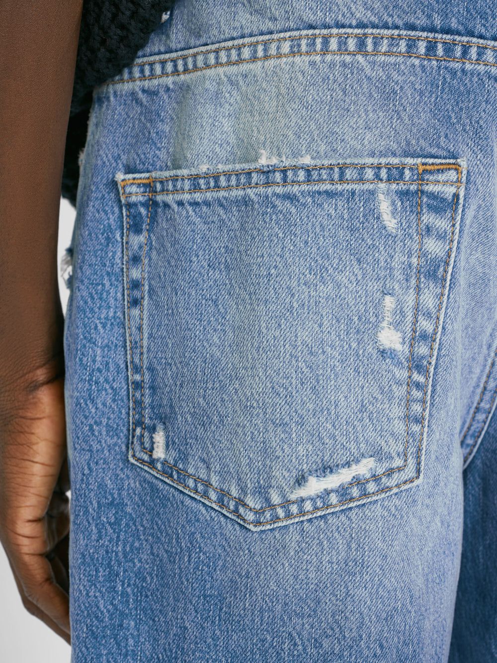 Extra Wide Leg Jean -- Divine Rips sold by Frame Denim product image thumbnail 6