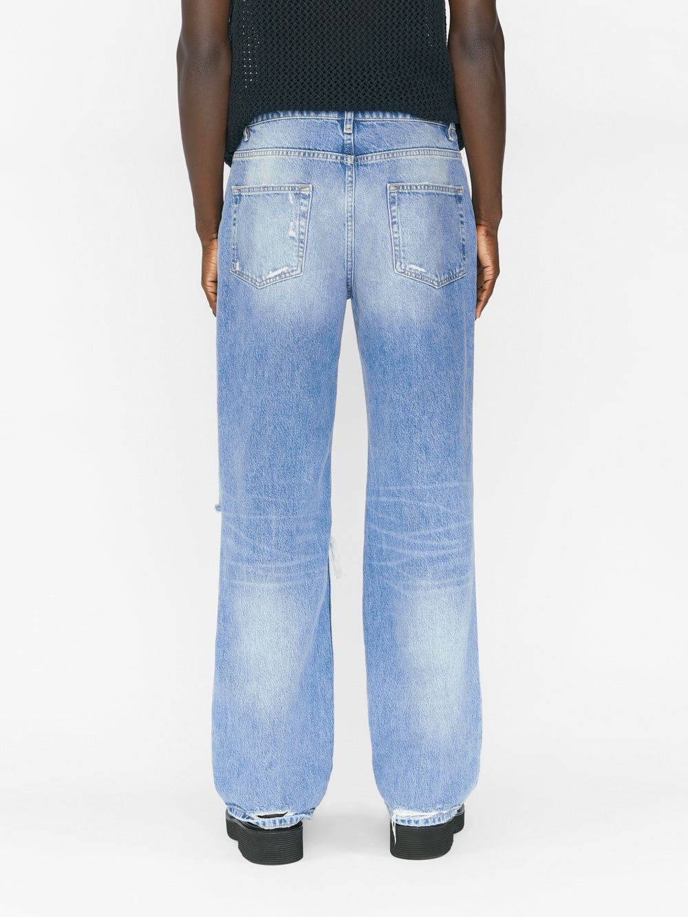Extra Wide Leg Jean -- Divine Rips sold by Frame Denim product image thumbnail 8