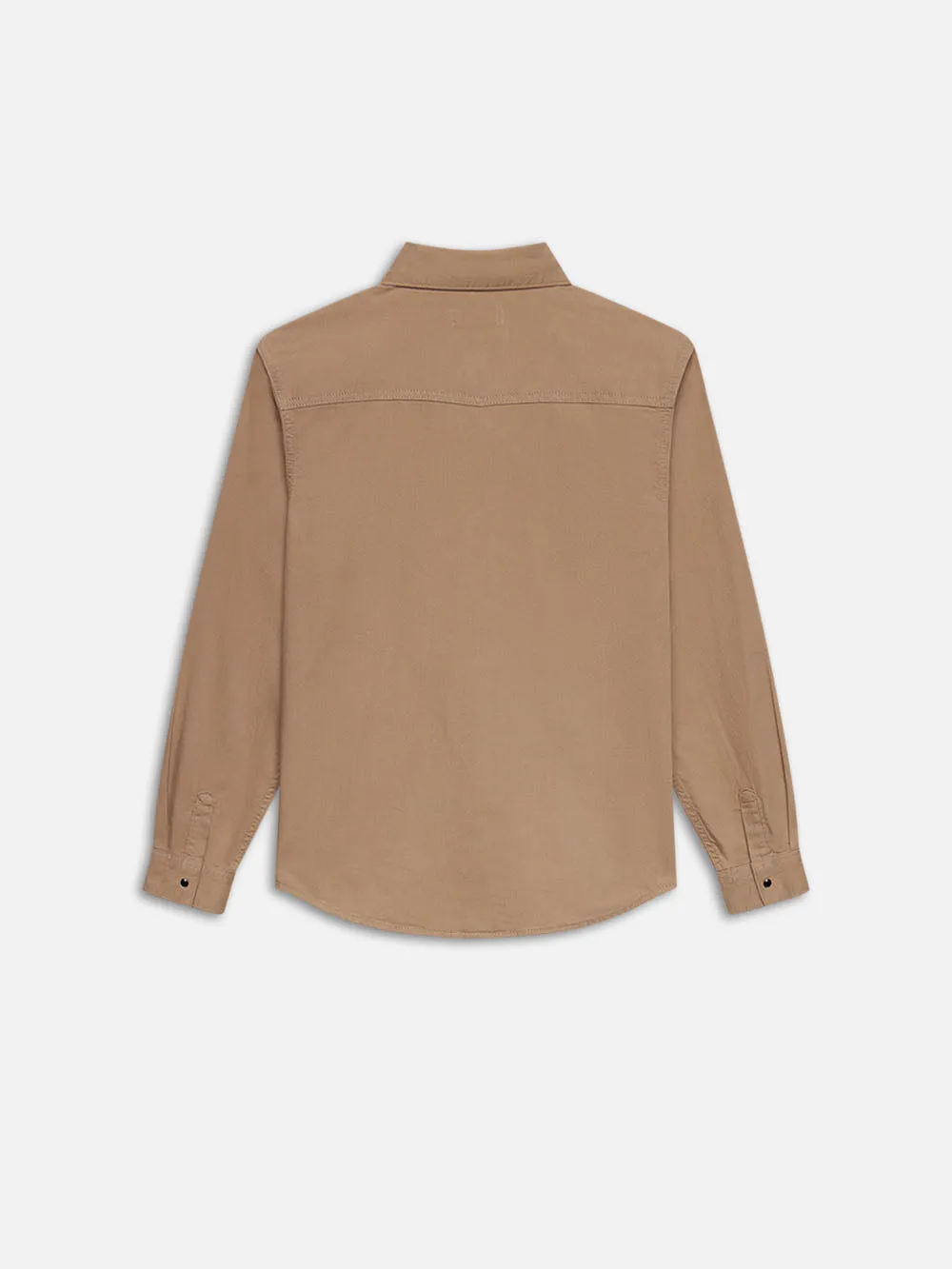 Western Denim Shirt -- Dark Beige sold by Frame Denim product image thumbnail 3
