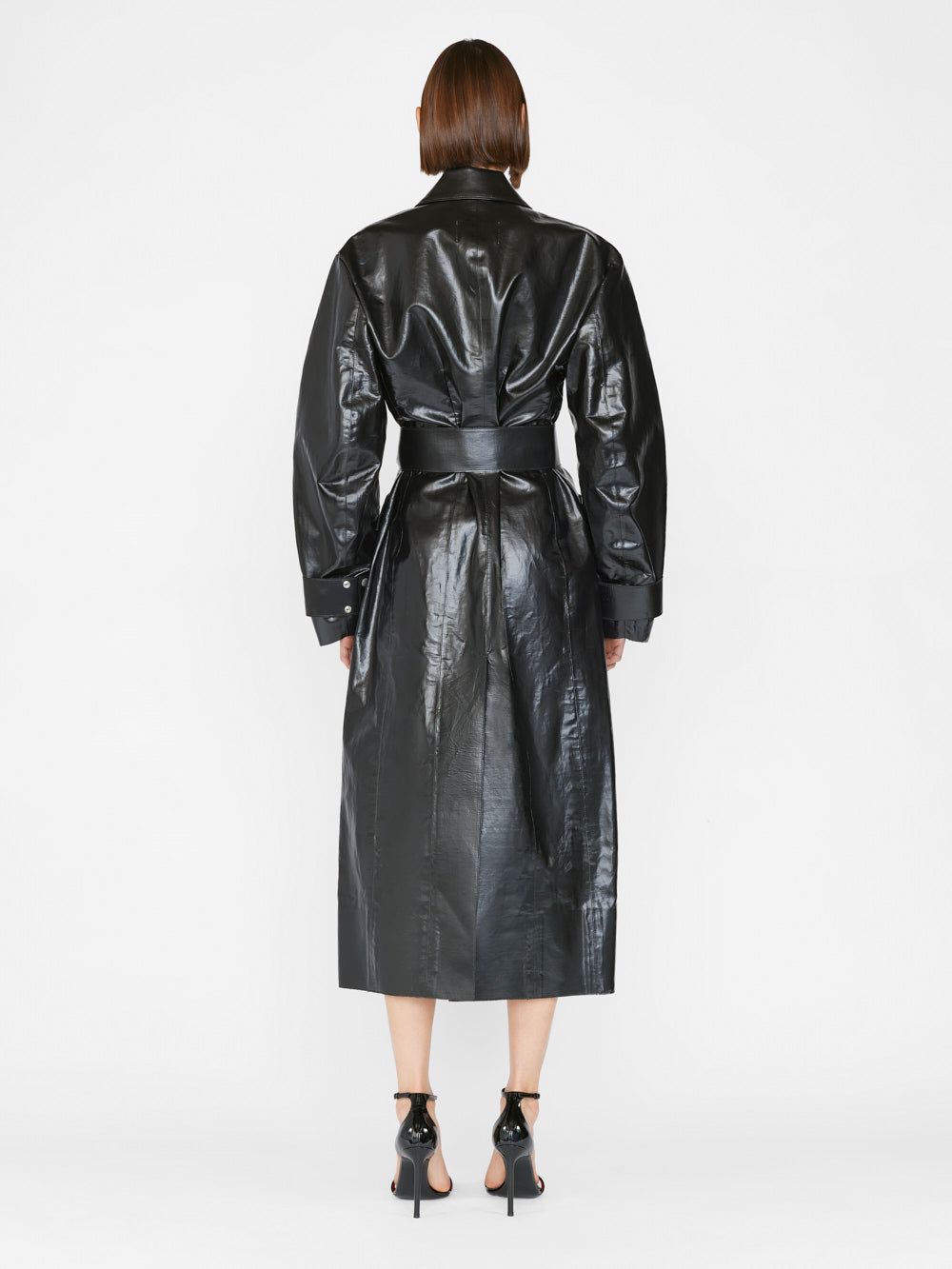 Oil Coated Overcoat -- Noir sold by Frame Denim product image thumbnail 7