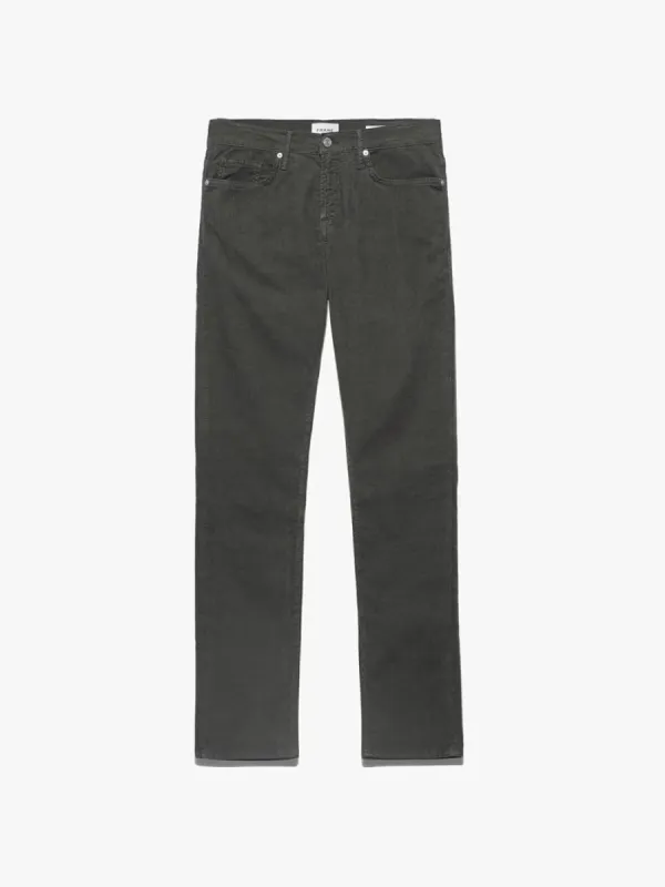 L'Homme Slim Corduroy -- Charcoal Grey sold by Frame Denim