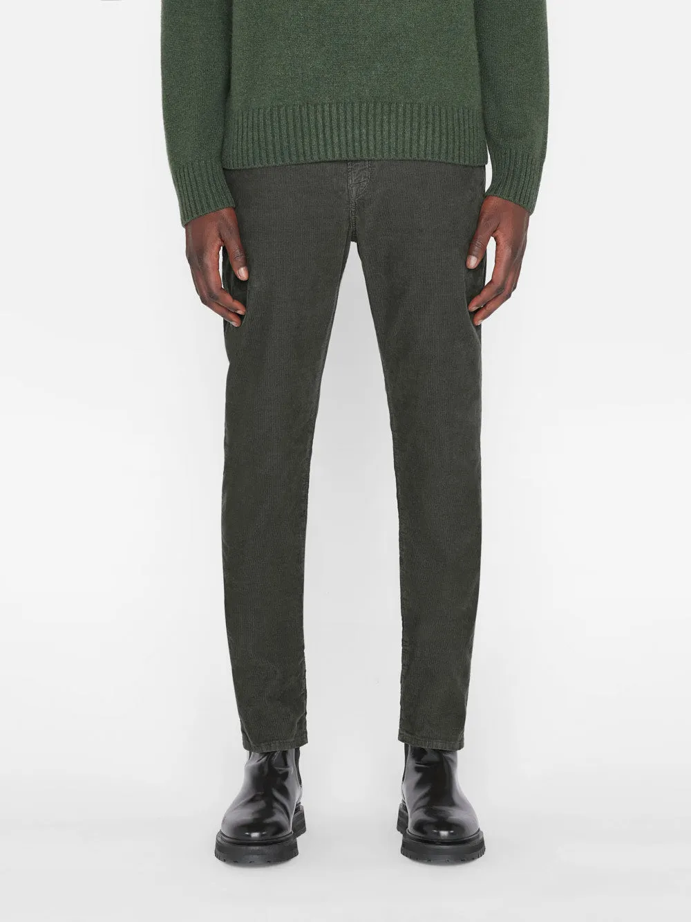 L'Homme Slim Corduroy -- Charcoal Grey sold by Frame Denim product image thumbnail 4