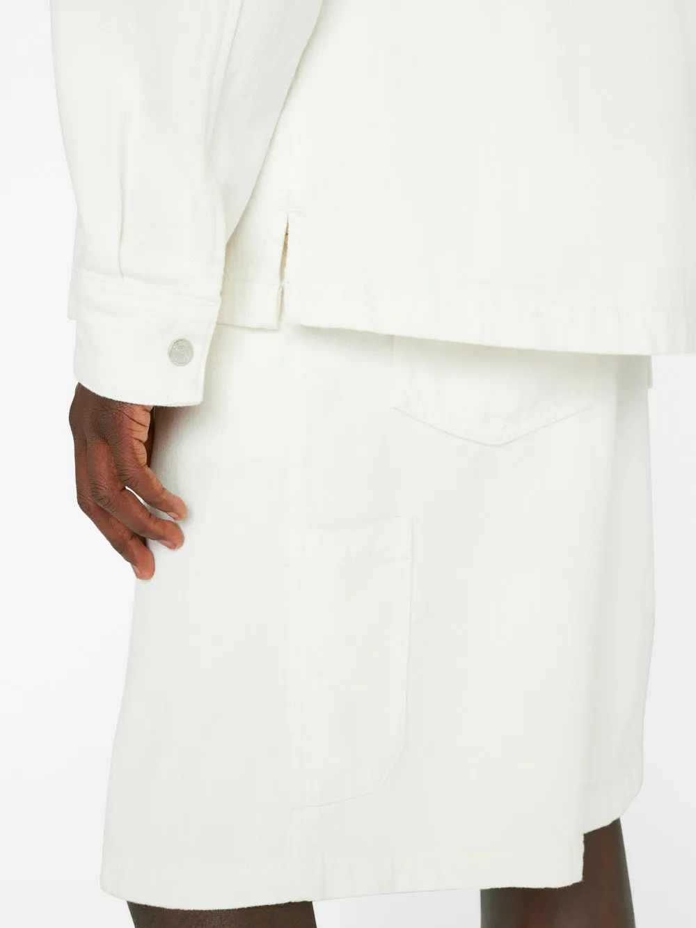 Relaxed Double Pocket Shirt -- Off White sold by Frame Denim product image thumbnail 4