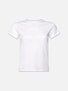 The Baby Tee -- White sold by Frame Denim