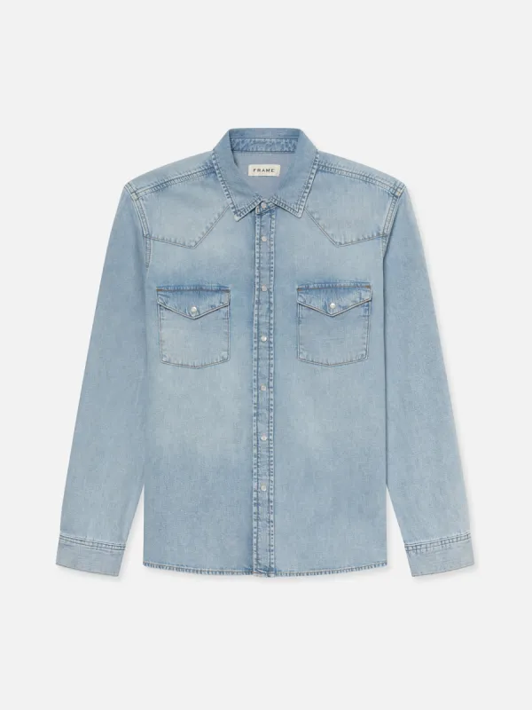 Western Denim Shirt -- Salvador sold by Frame Denim