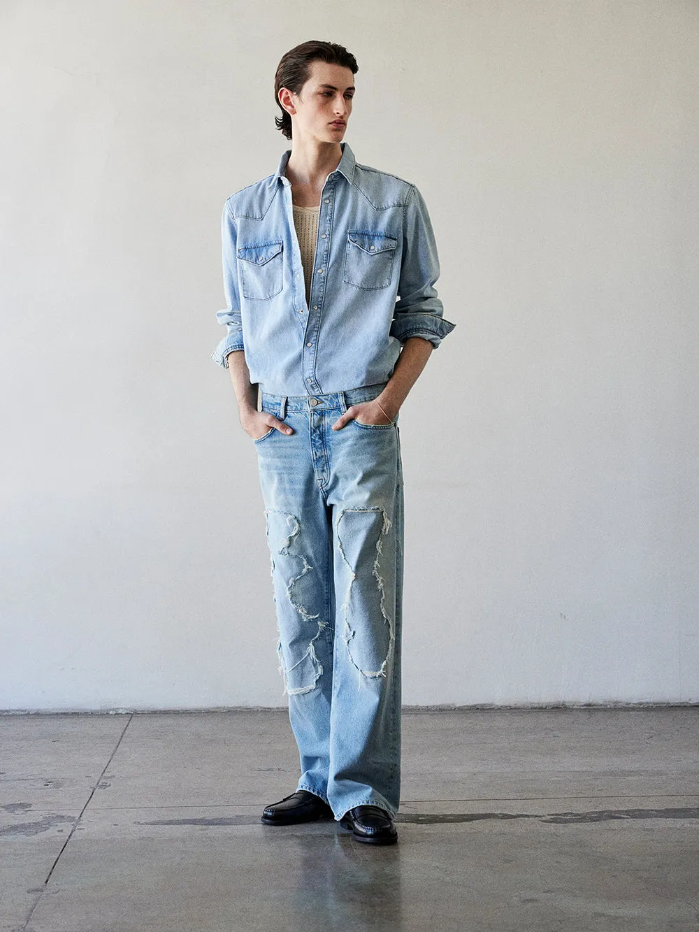 Western Denim Shirt -- Salvador sold by Frame Denim product image thumbnail 3