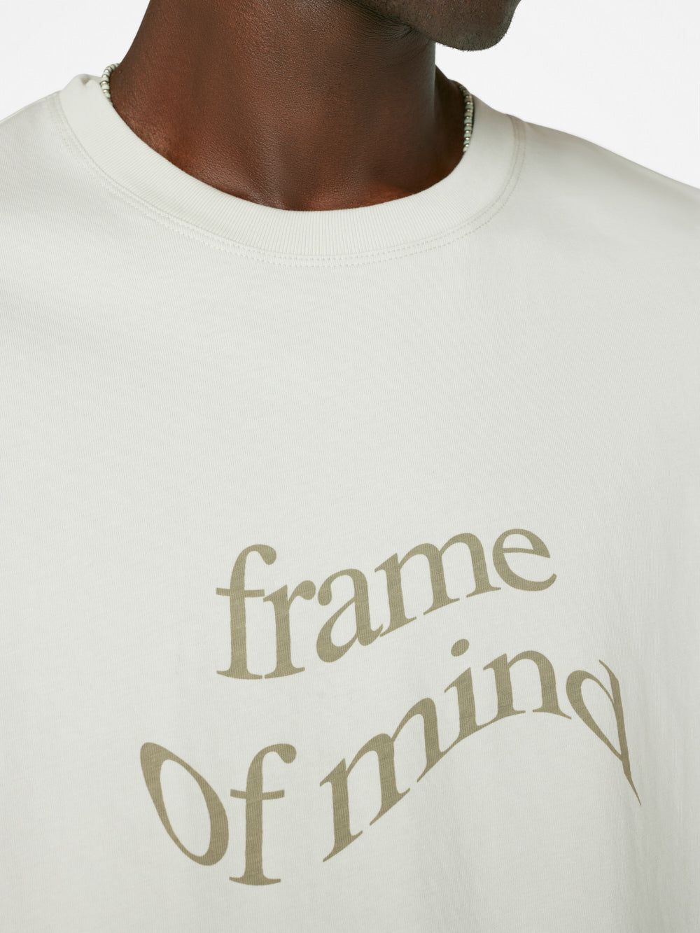 Waved Graphic Tee -- Ecru sold by Frame Denim product image thumbnail 4