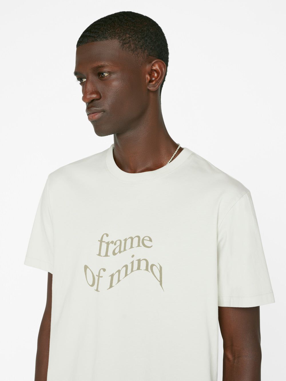 Waved Graphic Tee -- Ecru sold by Frame Denim product image thumbnail 7