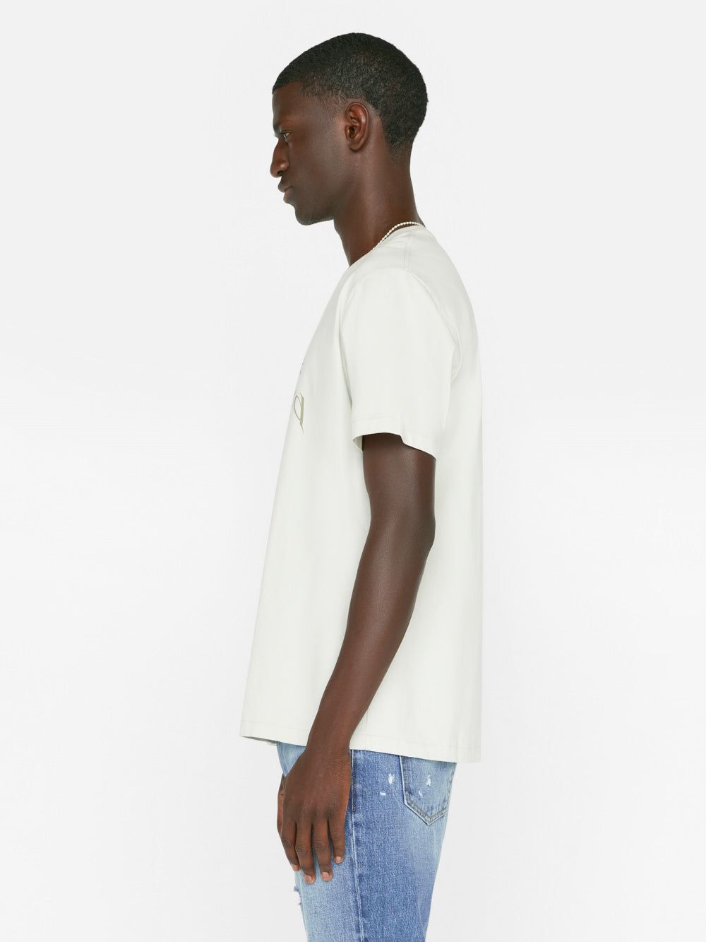 Waved Graphic Tee -- Ecru sold by Frame Denim product image thumbnail 5