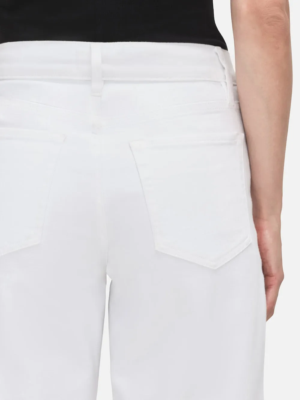 Le Slim Palazzo -- White sold by Frame Denim product image thumbnail 3