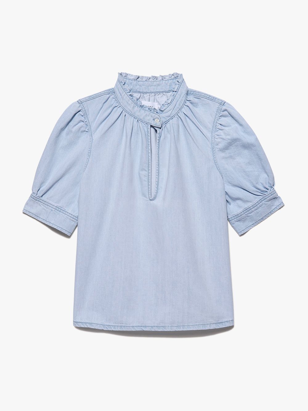 Deep V Ruffle Collar Top -- Thrill sold by Frame Denim product image thumbnail 9