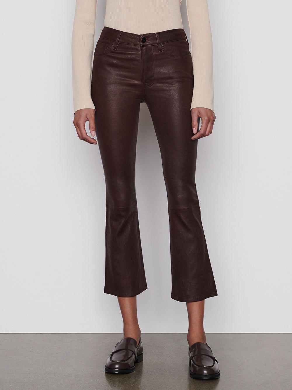 Leather Le Crop Mini Boot -- Espresso sold by Frame Denim product image thumbnail 2
