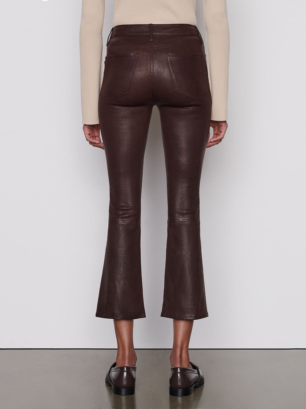 Leather Le Crop Mini Boot -- Espresso sold by Frame Denim product image thumbnail 5