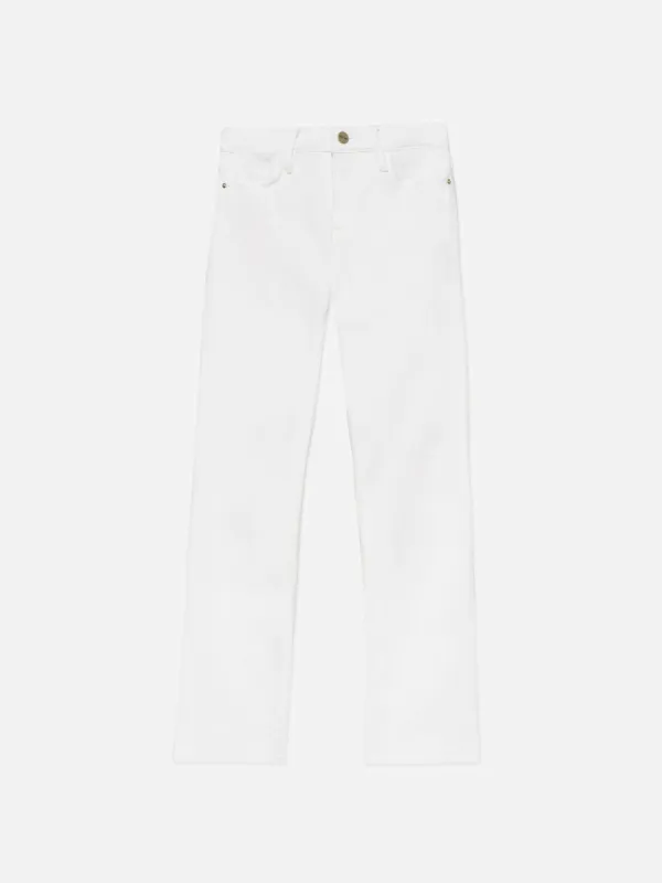 Le High Straight -- Blanc sold by Frame Denim