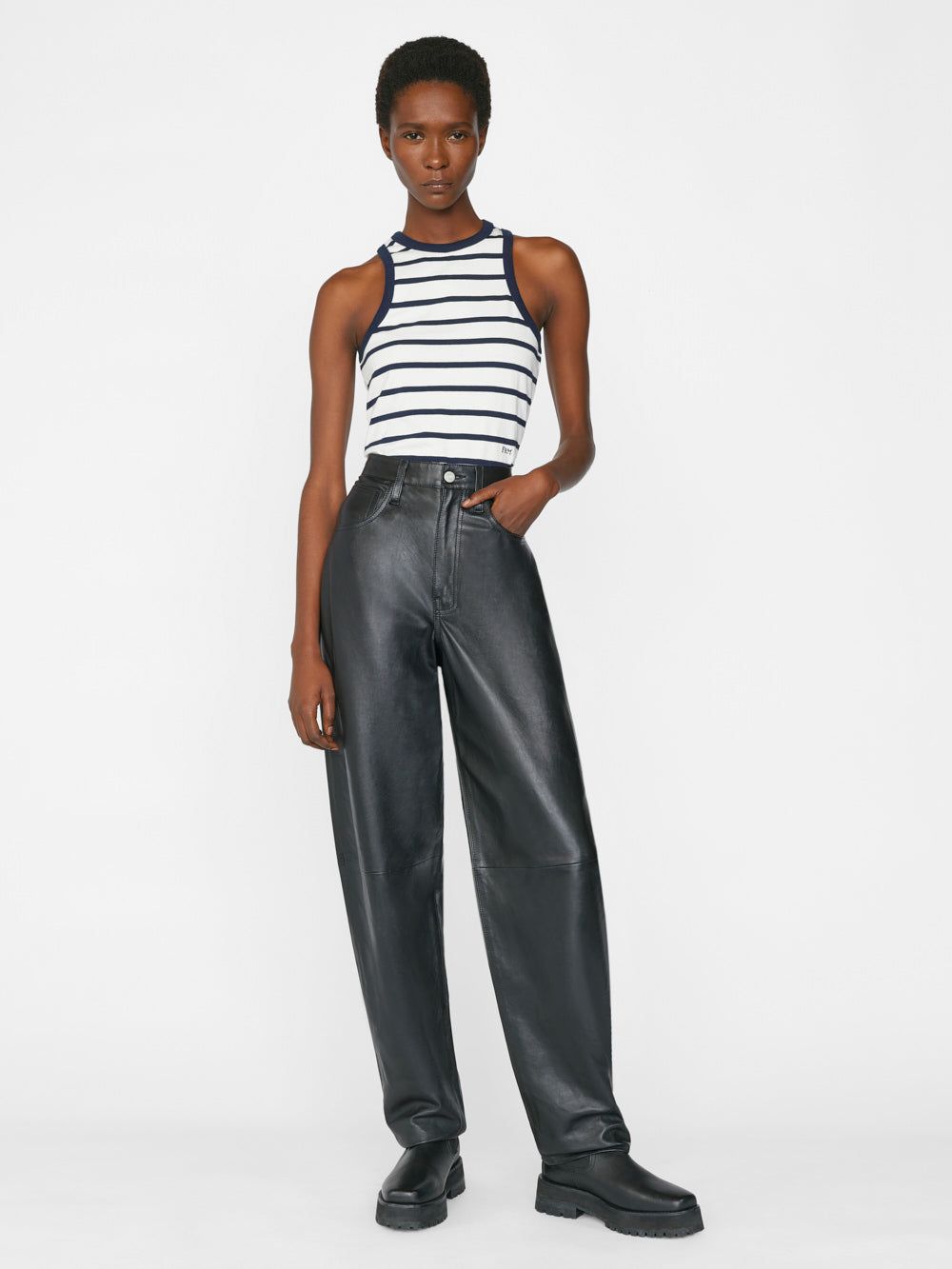 Racer Tank -- Navy Multi sold by Frame Denim product image thumbnail 2