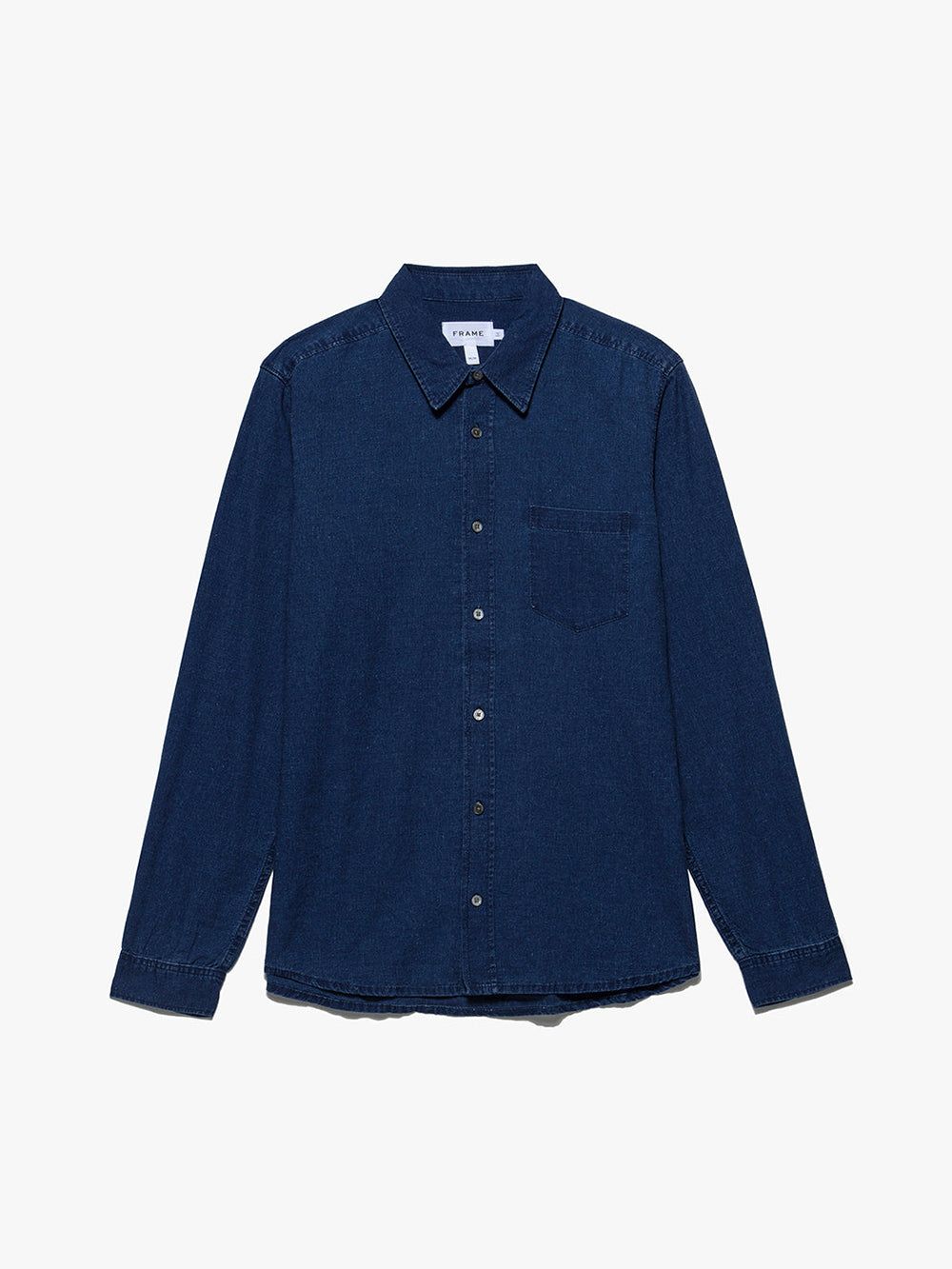 Chambray Long Sleeve Shirt -- Maritime sold by Frame Denim
