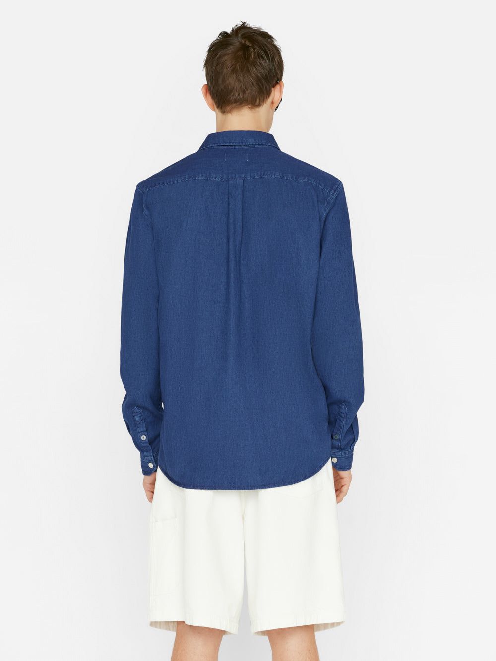 Chambray Long Sleeve Shirt -- Maritime sold by Frame Denim product image thumbnail 6