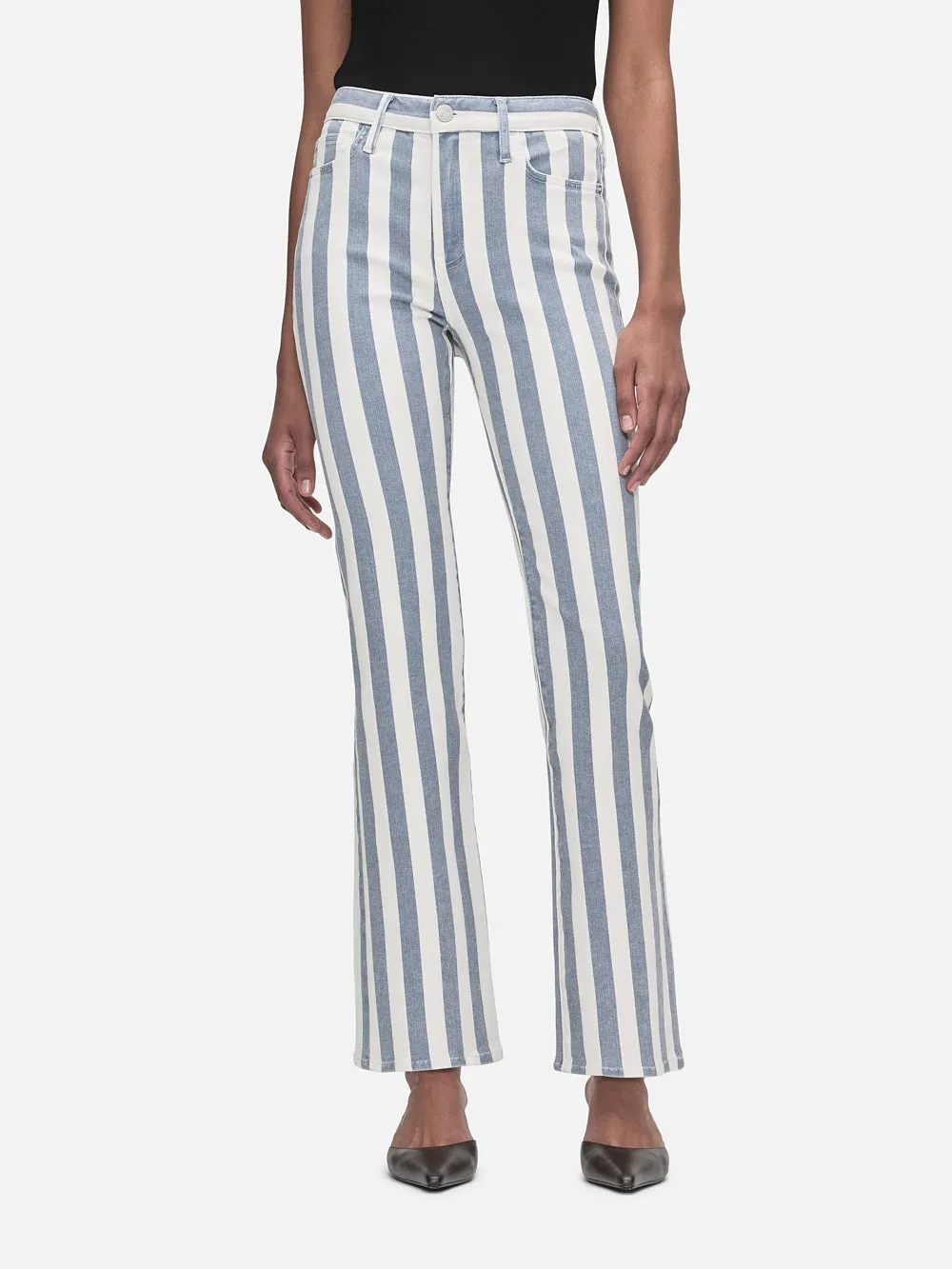 Le Easy Flare -- Clear Blue Stripe sold by Frame Denim product image thumbnail 2