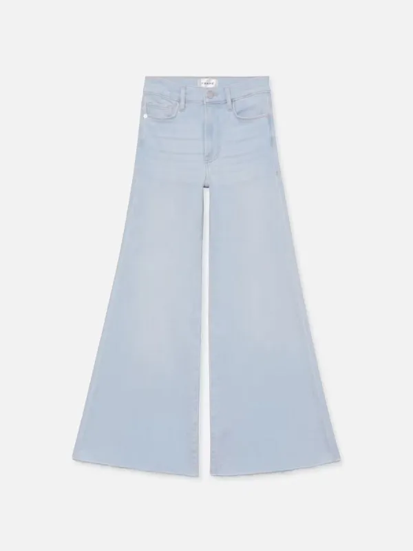 Le Palazzo Crop Raw After -- Clarity sold by Frame Denim
