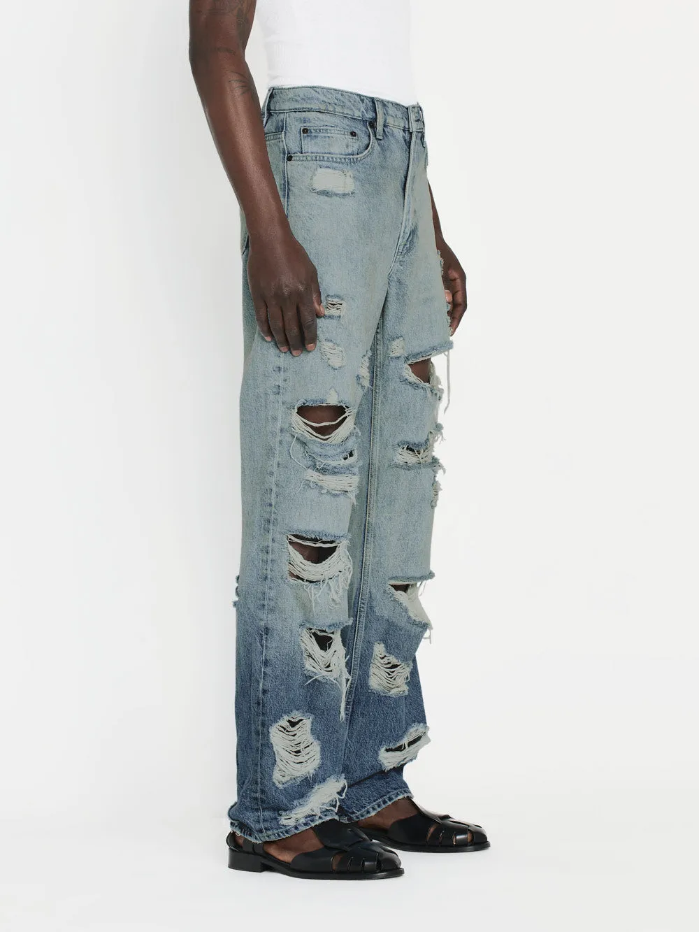 The Boxy Jean -- Lagoon Rips sold by Frame Denim product image thumbnail 5