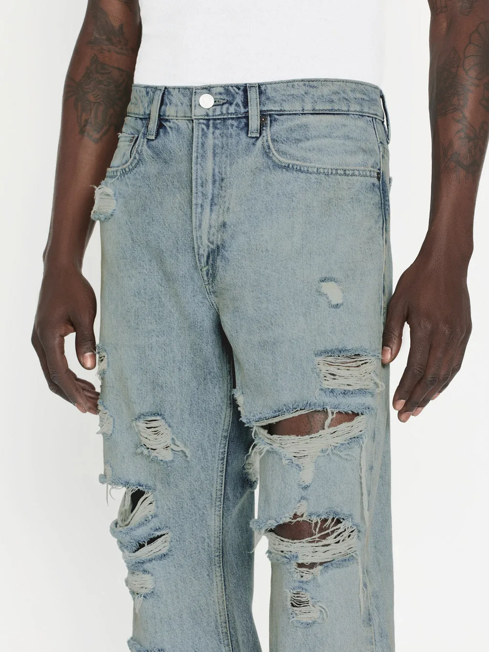 The Boxy Jean -- Lagoon Rips sold by Frame Denim product image thumbnail 4