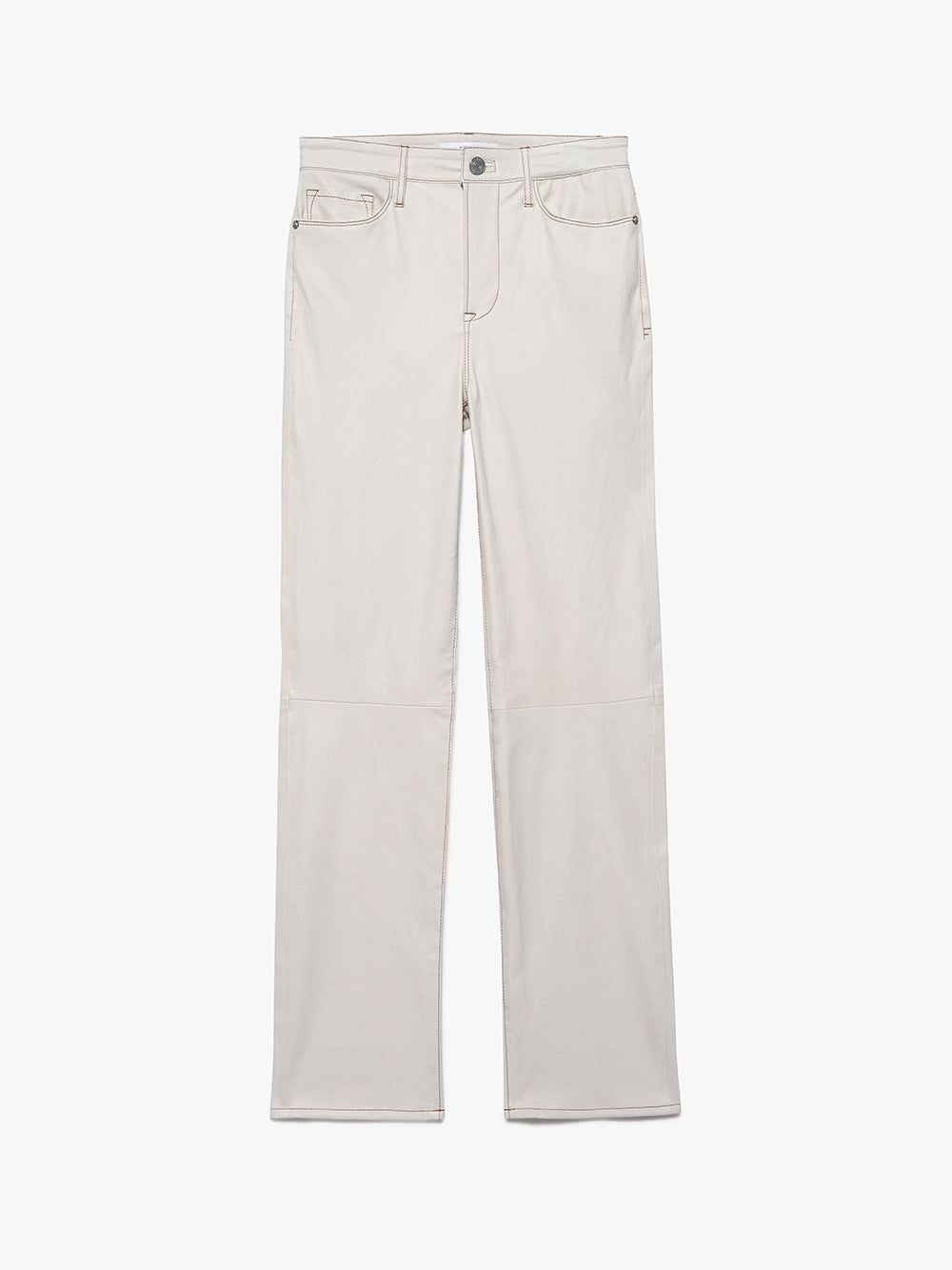 Leather Le Super High Straight -- Bone sold by Frame Denim product image thumbnail 7