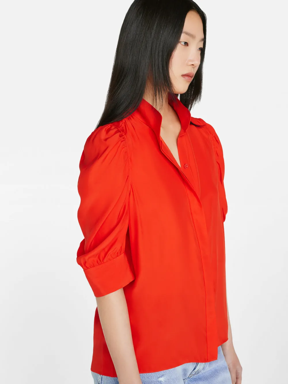 Gillian Top -- Red Orange sold by Frame Denim product image thumbnail 4